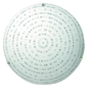 Lampada da soffitto bianca con paralume in vetro ø 30 cm Circle - Candellux Lighting
