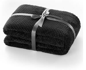 Coperta in microfibra nera, 150 x 200 cm Henry - DecoKing