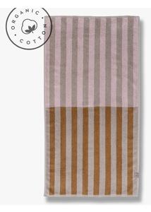 Set di 2 asciugamani in cotone biologico marrone e beige 40x55 cm Disorder - Mette Ditmer Denmark