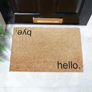 Zerbino in cocco 40x60 cm Hello, Bye - Artsy Doormats