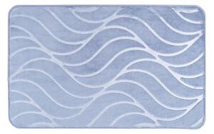 Tappetino da bagno blu in memory foam 50x80 cm Tropic - Wenko
