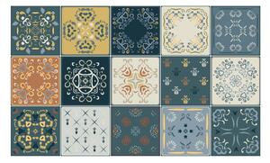 Set di 15 adesivi murali Tiles Azulejos , 15 x 15 cm Rio Cuarto - Ambiance