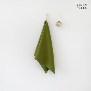 Asciugamano di lino 45x65 cm Christmas Green - Linen Tales