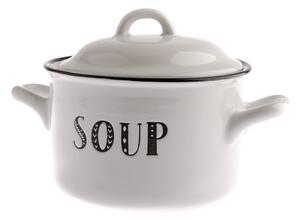Pentola in ceramica con coperchio 700 ml Soup - Dakls
