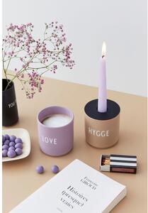 Set di 4 candelieri neri - Design Letters
