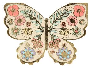 Tovaglioli di carta in set da 16 Floral Butterfly - Meri Meri