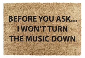 Stuoia di cocco 40x60 cm Loud Music - Artsy Doormats