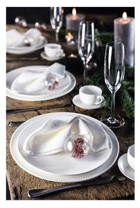 Piatto da dessert in porcellana bianca Diamonds, ø 15 cm - Maxwell & Williams
