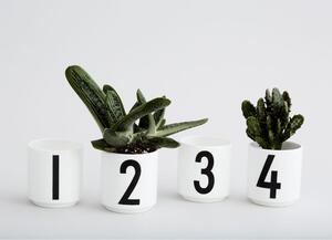 Candelieri in porcellana in set da 4 pezzi Mini - Design Letters