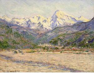 Dipinto - riproduzione 70x55 cm The Valley of the Nervia, Claude Monet - Fedkolor