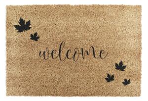 Tappetino in cocco naturale nero, 40 x 60 cm Welcome Autumn - Artsy Doormats