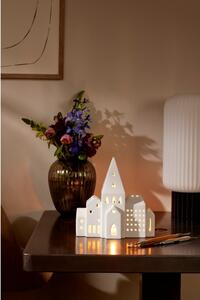 Portacandele in ceramica per tea light Urbania Lighthouse City - Kähler Design