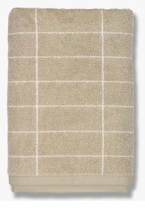 Asciugamano in cotone beige 50x100 cm Tile Stone - Mette Ditmer Denmark