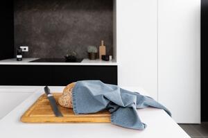 Set di 3 asciugamani da cucina in cotone blu, 70 x 50 cm - Tiseco Home Studio