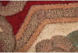 Tappeto rotondo in lana rossa ø 120 cm Aubusson - Flair Rugs