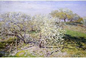 Riproduzione di un dipinto , 90 x 60 cm Claude Monet - Spring - Fedkolor