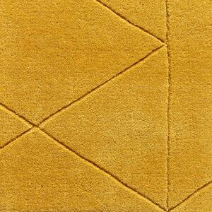 Tappeto di lana giallo senape , 120 x 170 cm Kasbah - Think Rugs