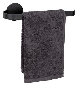 Porta asciugamani in metallo autoportante nero opaco Bivio - Wenko