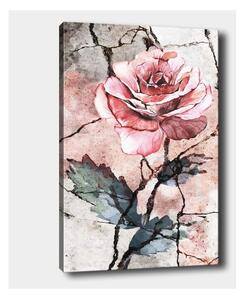 Pittura murale su tela Rose, 40 x 60 cm - Tablo Center