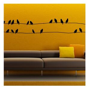 Set di adesivi Starlings On Cable - Ambiance