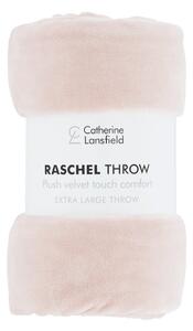 Copriletto rosa 200x240 cm Raschel - Catherine Lansfield