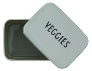 Scatola snack verde chiaro Veggies, 8,2 x 6,8 cm - Design Letters