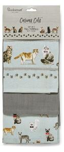 Set di 3 asciugamani da cucina Curious Cats - Cooksmart ®