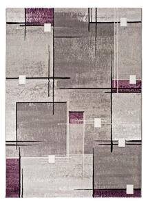 Tappeto grigio e viola , 140 x 200 cm Detroit - Universal