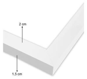 Dipinto 24x29 cm Flat White - Wallity