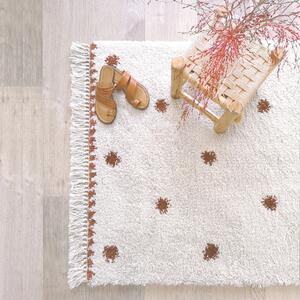 Tappeto beige e rosso , 120 x 170 cm Wooly - Nattiot