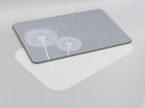 Tappetino da bagno grigio in terra di diatomee 39x60 cm Astera - Wenko
