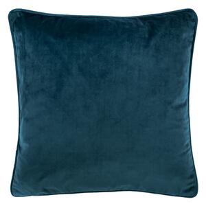 Cuscino vellutato blu scuro, 45 x 45 cm - Tiseco Home Studio