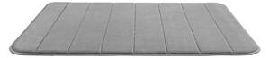 Tappeto da bagno grigio chiaro con memory foam , 80 x 50 cm Stripes - Wenko