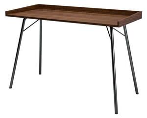 Tavolo da lavoro con piano in legno di noce 52x115 cm Rayburn - Woodman