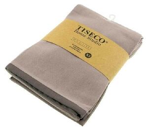 Set di 3 asciugamani in cotone grigio-marrone , 50 x 70 cm - Tiseco Home Studio