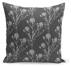 Cuscino con imbottitura Nature grigio scuro, 43 x 43 cm - Kate Louise