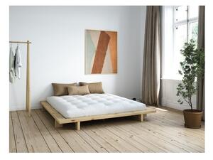 Letto matrimoniale in legno di pino con griglia 140x200 cm Japan - Karup Design