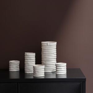 Candelieri in porcellana in set da tè 2 pezzi Ribbon - Mette Ditmer Denmark