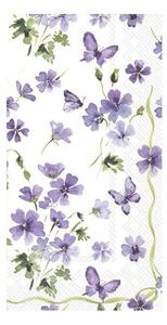 Tovaglioli di carta in set da 16 Purple Spring - IHR