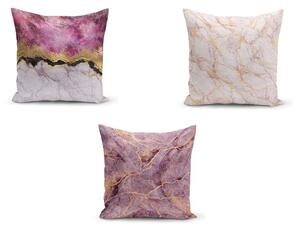 Set di 3 federe Pinkie Cassie, 45 x 45 cm - Minimalist Cushion Covers