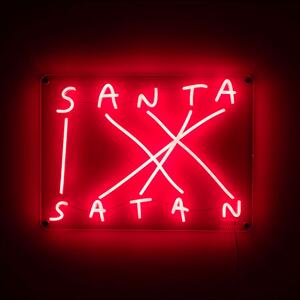 SELETTI Decorazione Led Santa-Satan