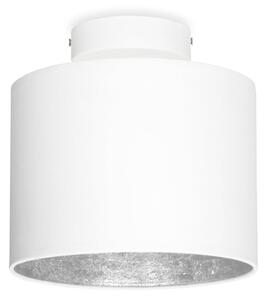 Lampada da soffitto bianca con dettaglio argento MIKA XS, ø 20 cm Mika - Sotto Luce