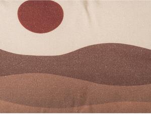 Cuscino in cotone marrone e beige Sand Sunset, 50 x 30 cm - PT LIVING