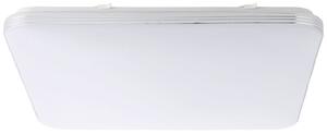 Brilliant Plafoniera LED Ariella in bianco/cromo, 54x54 cm