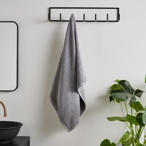 Asciugamano grigio in cotone ad asciugatura rapida 120x70 cm Quick Dry - Catherine Lansfield