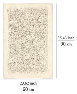 Tappetino da bagno in tessuto crema 60x90 cm Sidyma - Wenko