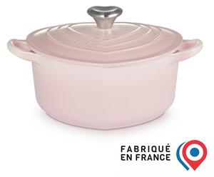 LE CREUSET Amour Casseruola Cuore 20 cm Shell Pink