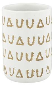 Tazza in ceramica beige per spazzolini da denti Avila - Wenko