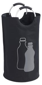 Cestino nero per bottiglie di vetro Jumbo - Wenko