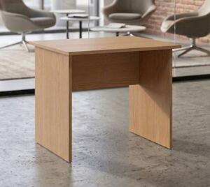 Scrivania fianco legno EASYSPACE cm 80x80x72 rovere chiaro